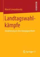 Vorderes Coverbild Landtagswahlkämpfe