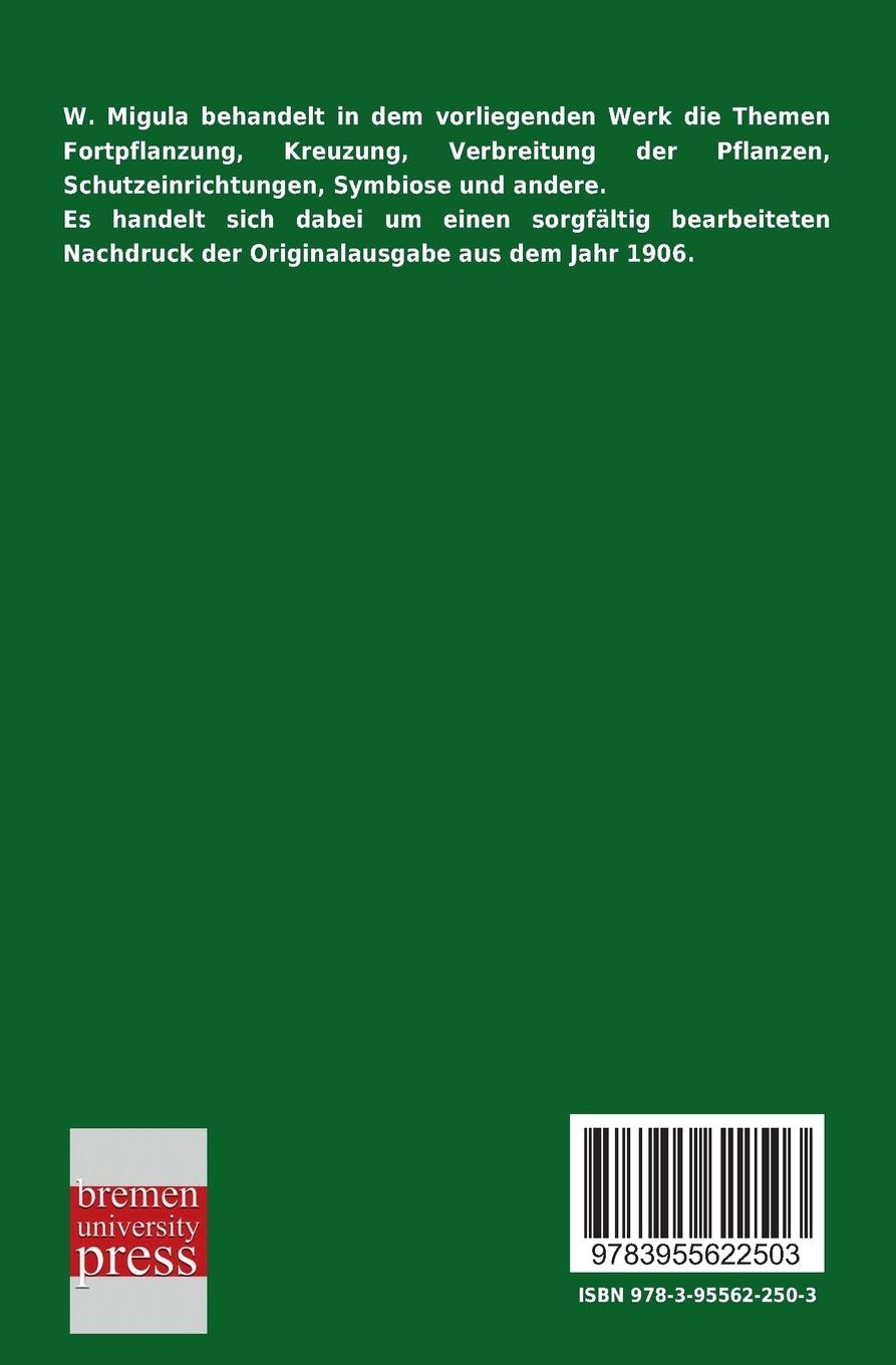 Rückseitencover Pflanzenbiologie