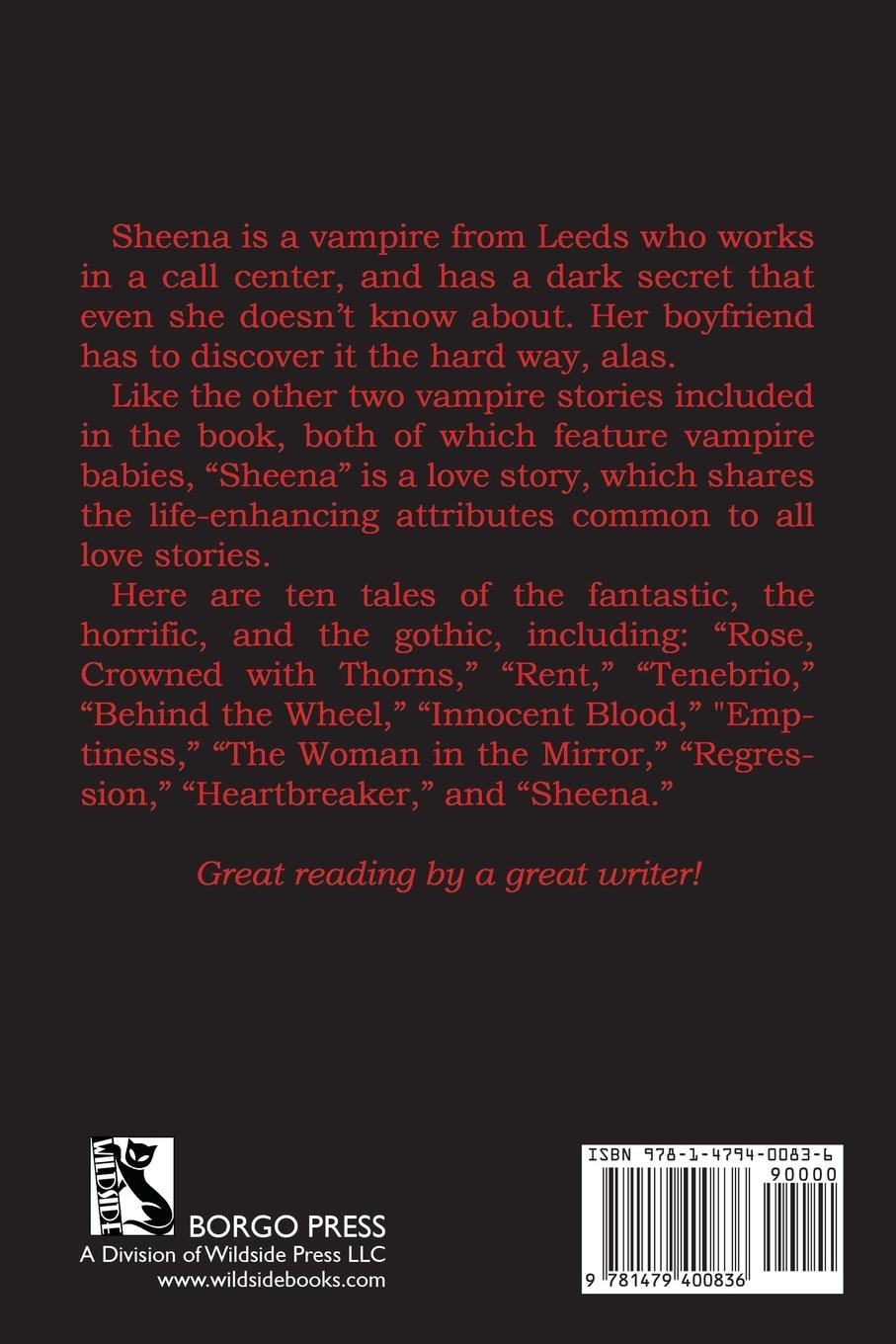 Rückseitencover Sheena and Other Gothic Tales