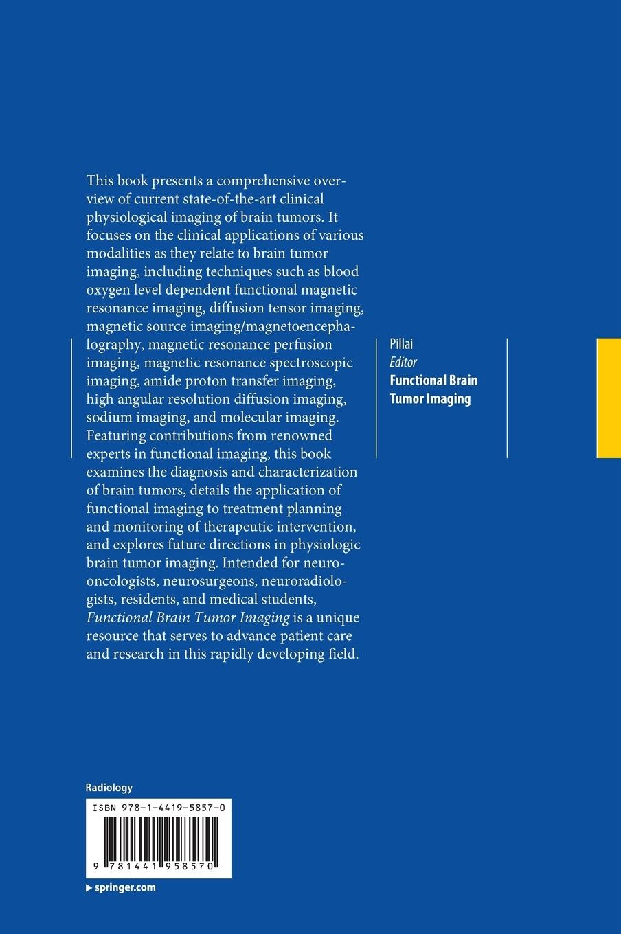 Rückseitencover Functional Brain Tumor Imaging