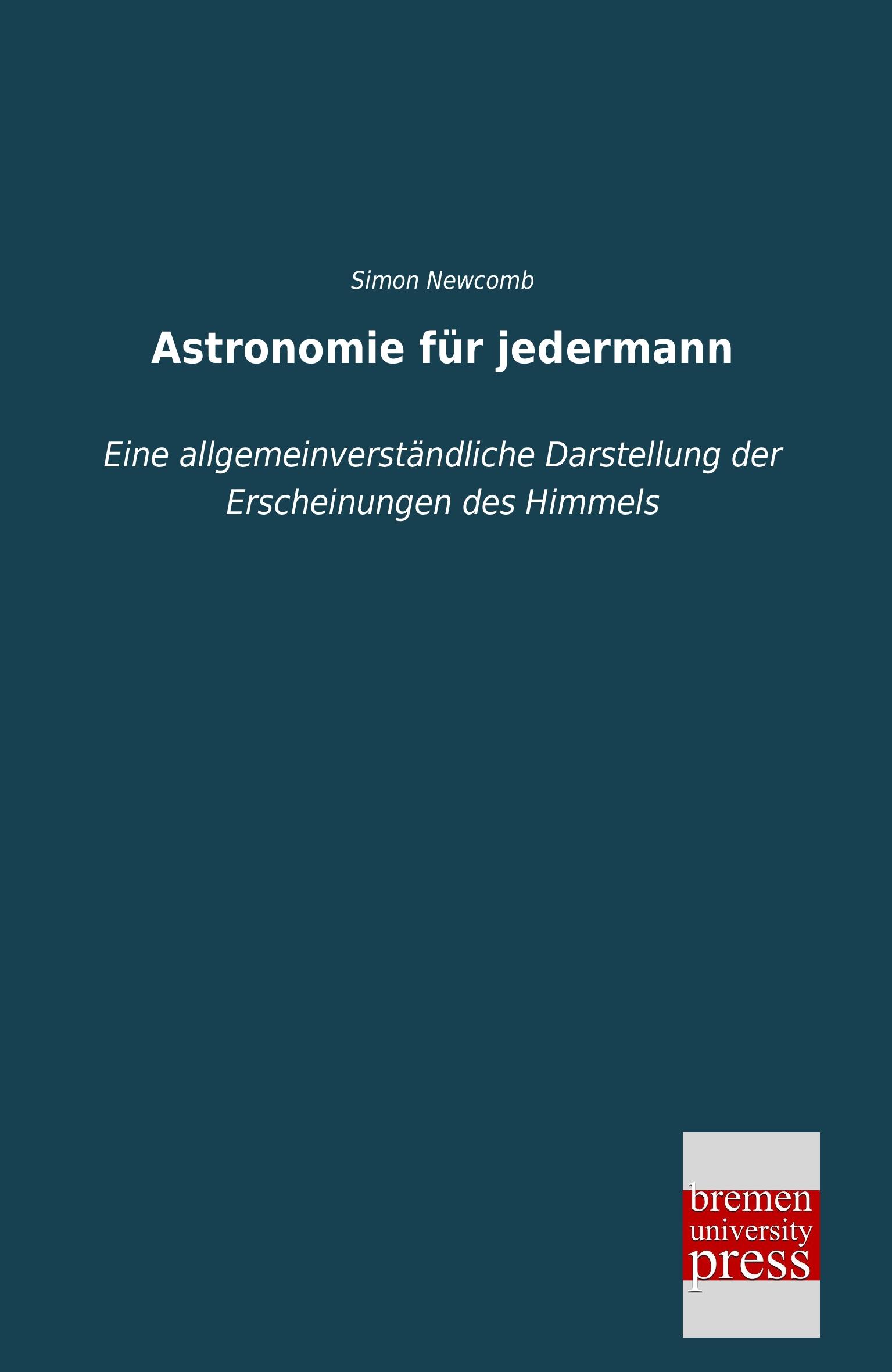 Vorderes Coverbild Astronomie für jedermann