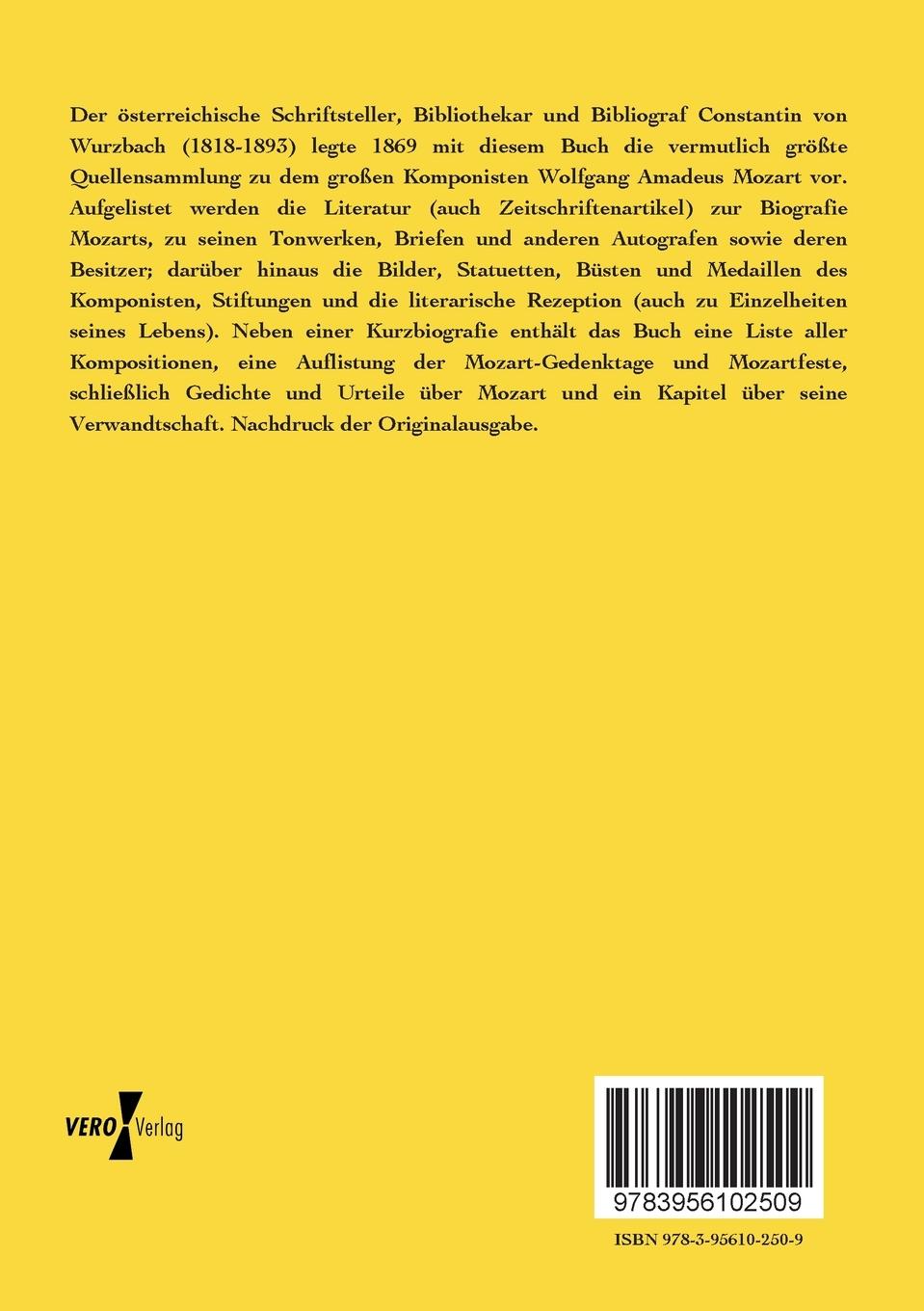 Rückseitencover Das Mozart-Buch