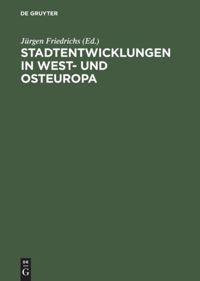 Vorderes Coverbild Stadtentwicklungen in West- und Osteuropa