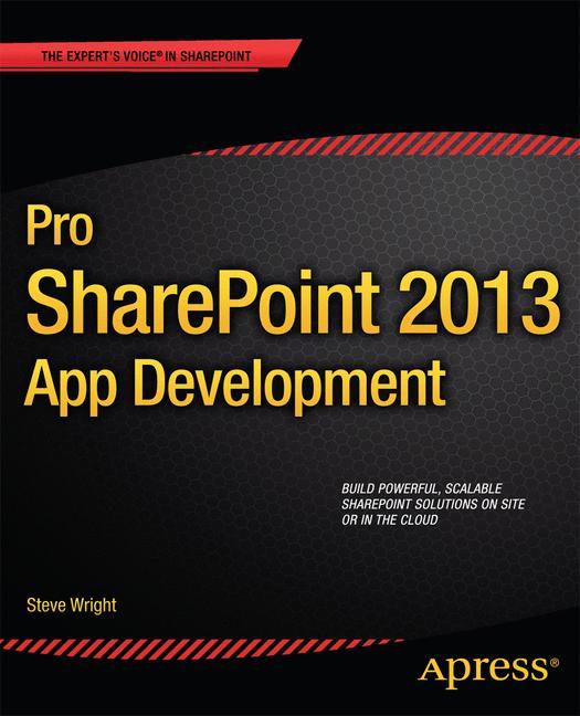 Vorderes Coverbild Pro SharePoint 2013 App Development