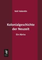 Vorderes Coverbild Kolonialgeschichte der Neuzeit