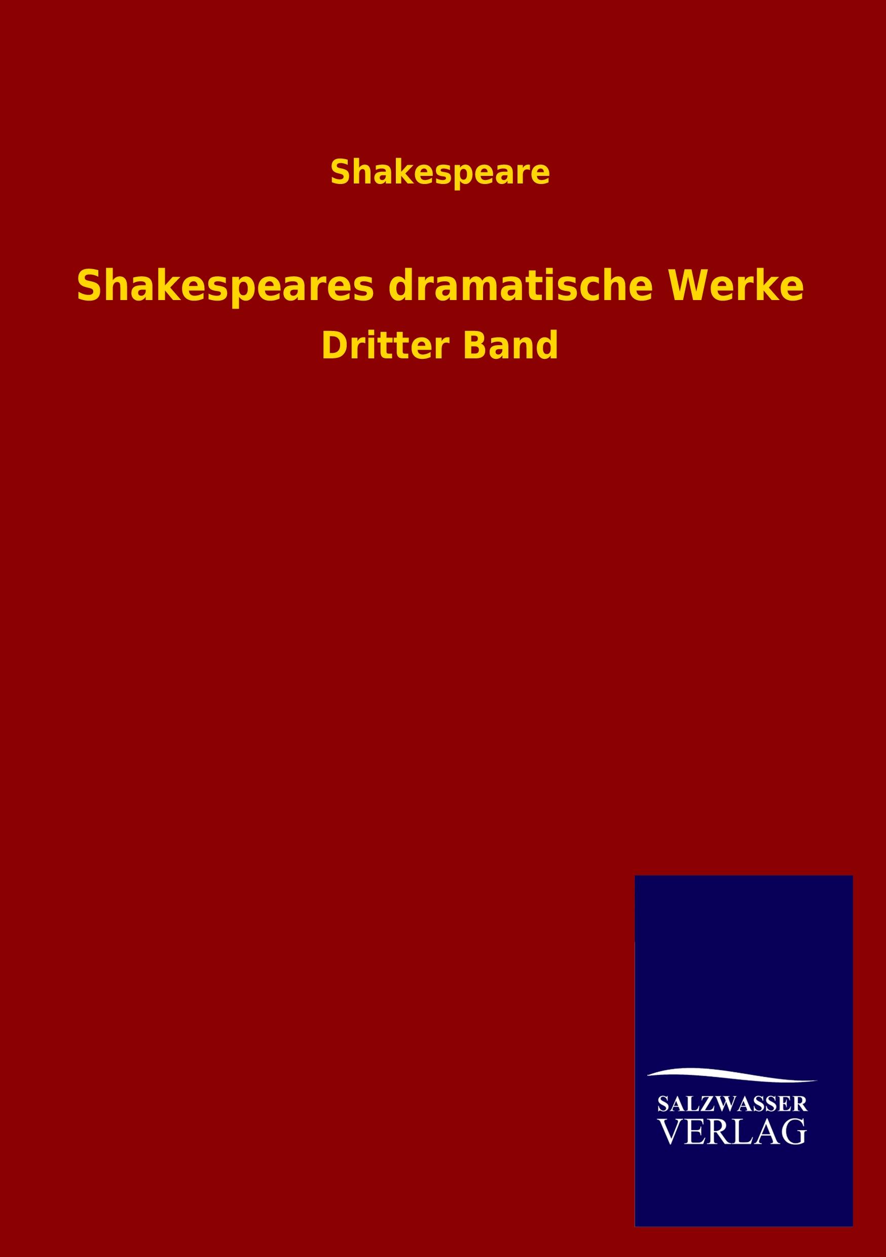 Vorderes Coverbild Shakespeares dramatische Werke