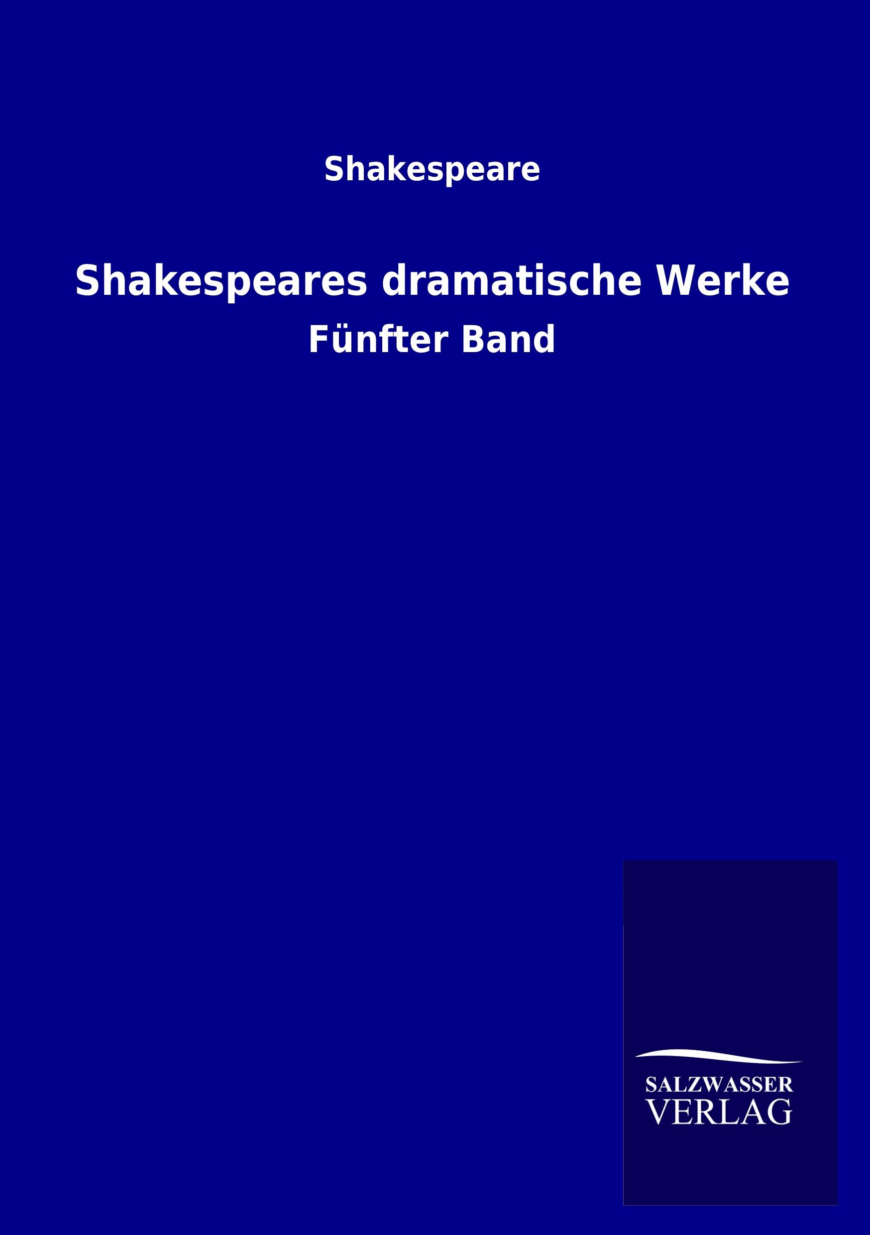 Vorderes Coverbild Shakespeares dramatische Werke