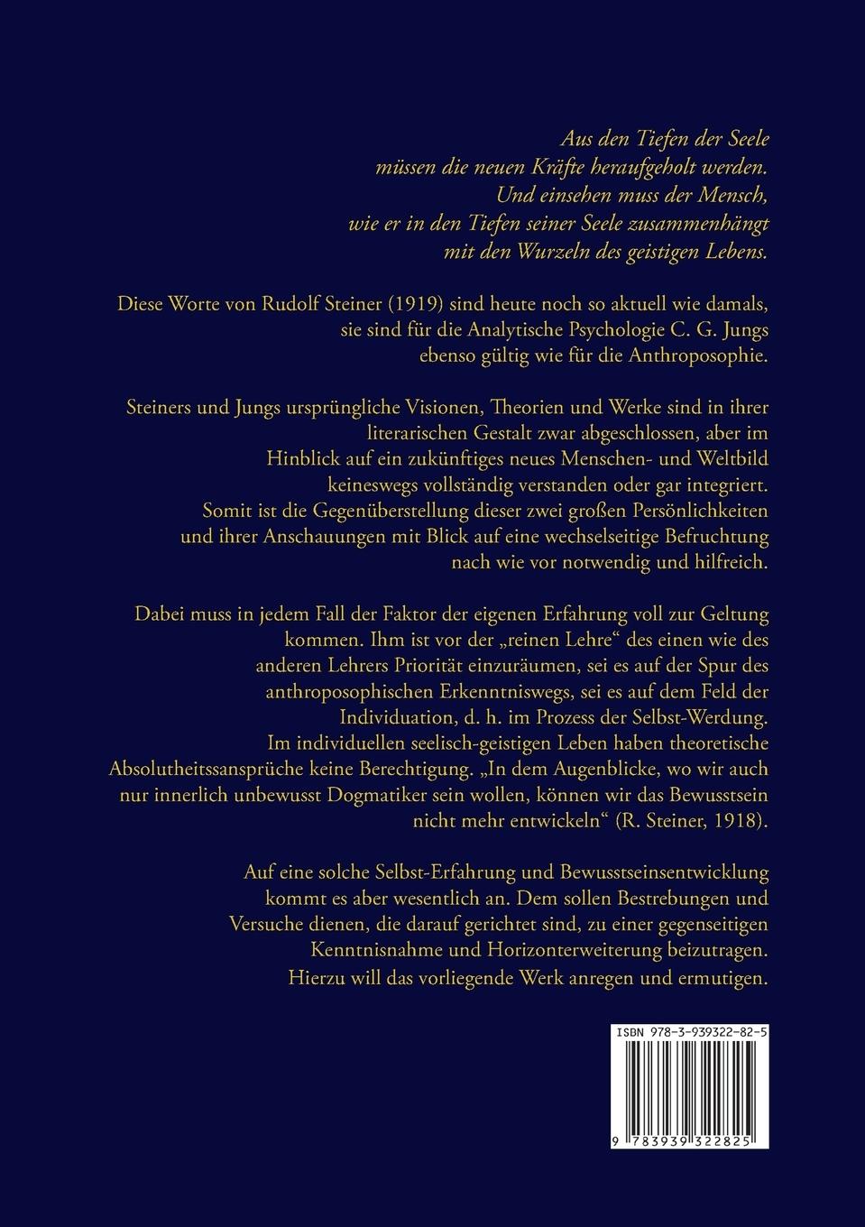 Rückseitencover C. G. Jung und Rudolf Steiner