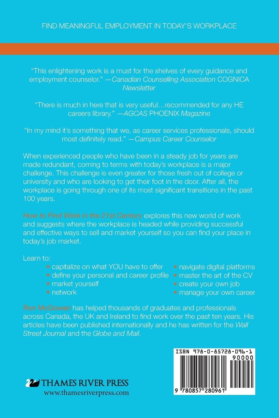 Rückseitencover How to Find Work in the 21st Century