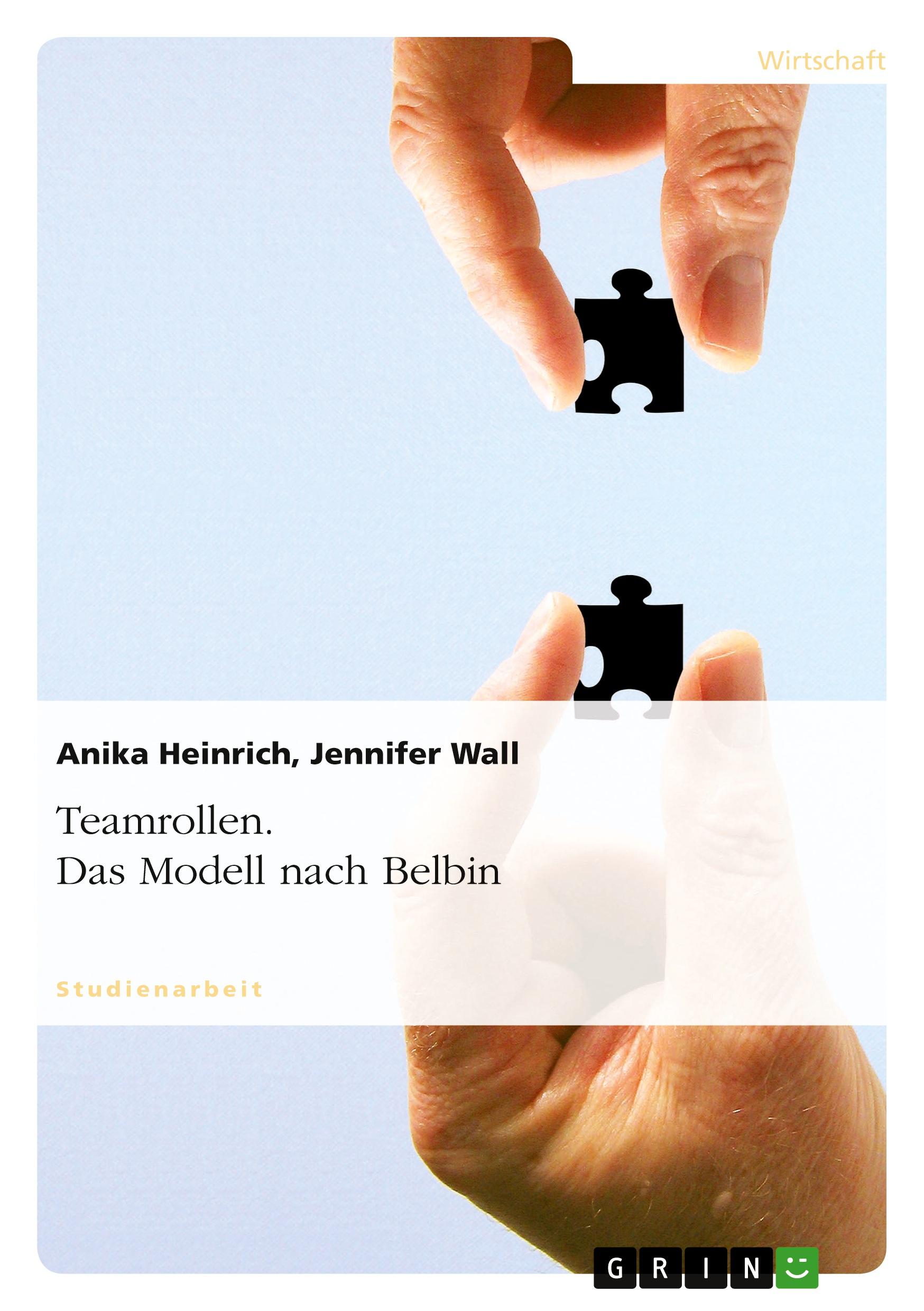 Vorderes Coverbild Teamrollen. Das Modell nach Belbin