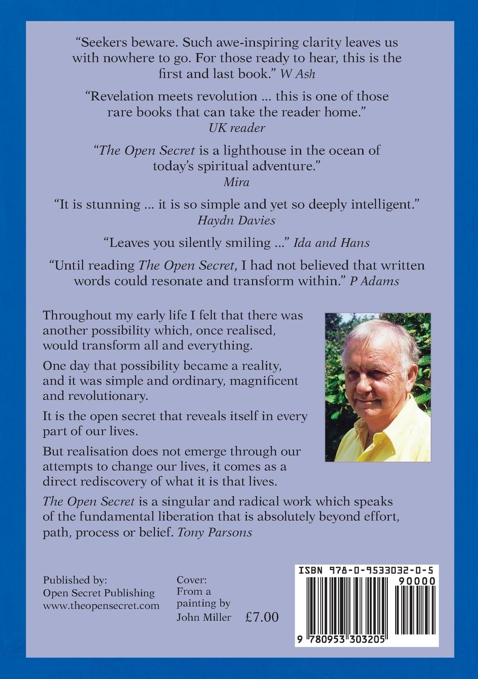 Rückseitencover The Open Secret