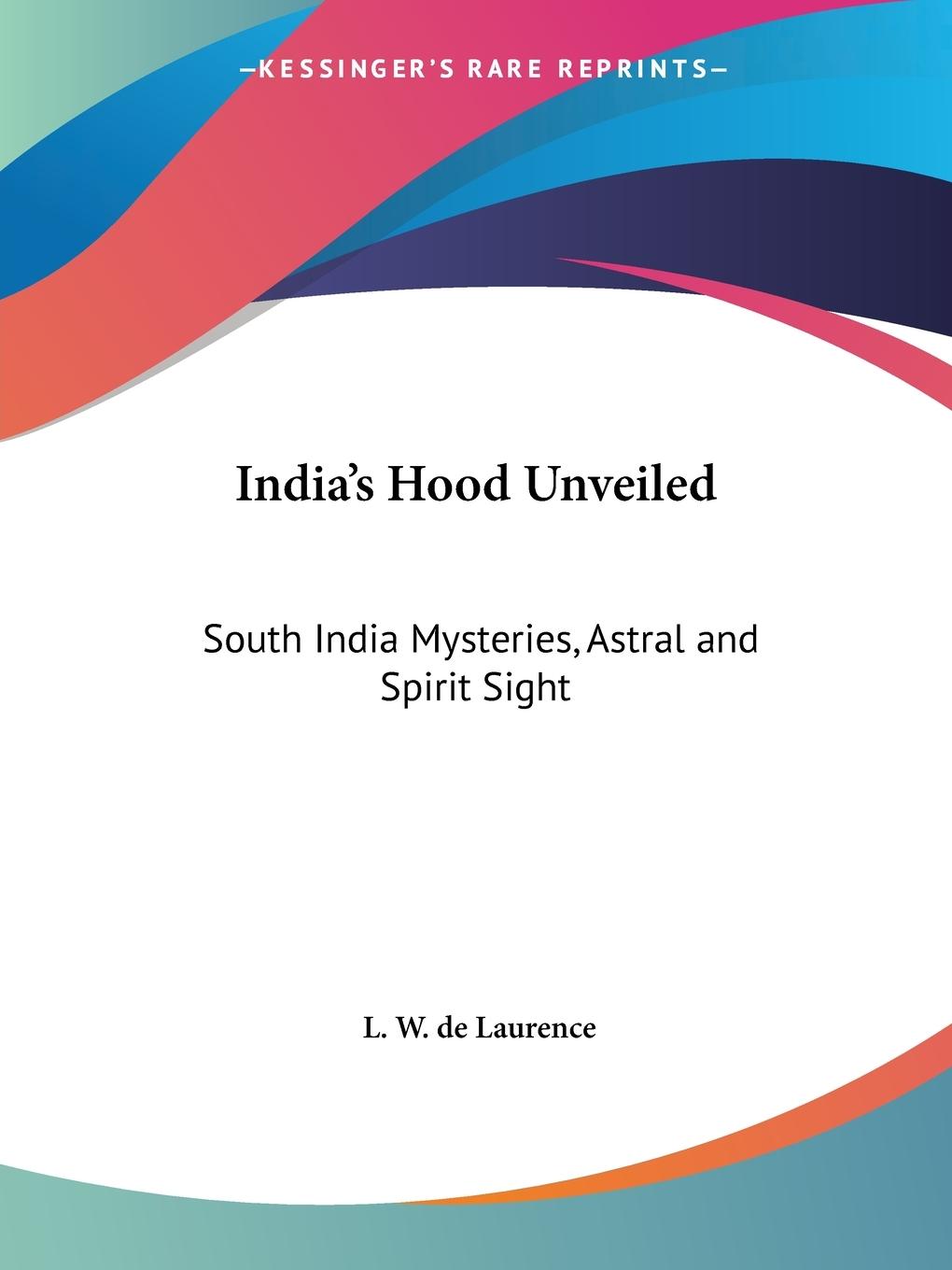 Vorderes Coverbild India's Hood Unveiled