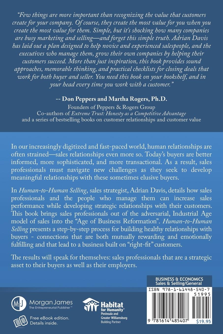 Rückseitencover Human to Human Selling