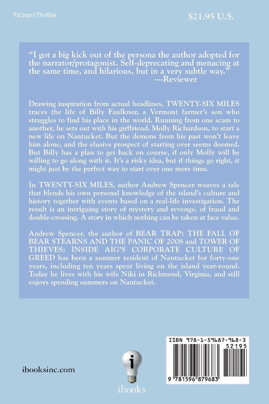 Rückseitencover Twenty-Six Miles