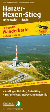 Vorderes Coverbild Wanderkarte Harzer Hexen-Stieg 1 : 25 000