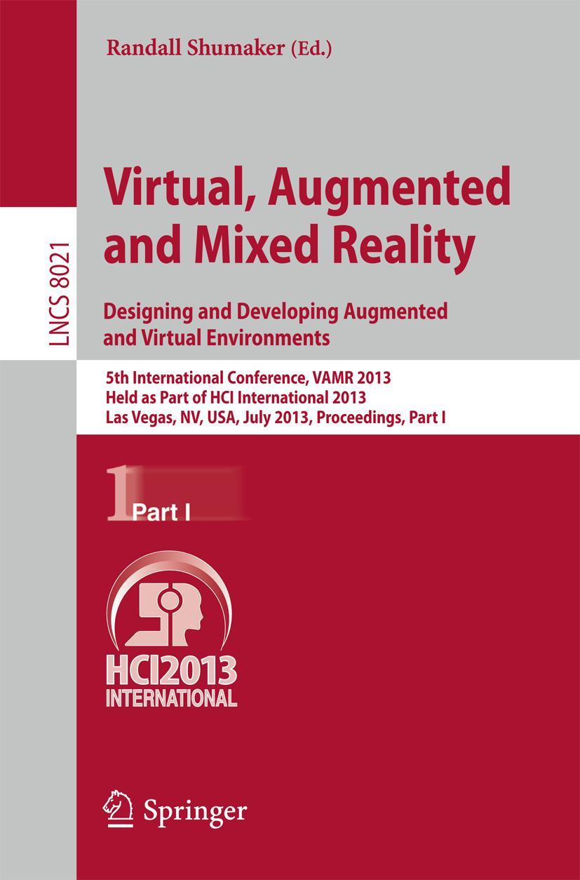 Vorderes Coverbild Virtual, Augmented and Mixed Reality: Designing and Developing Augmented and Virtual Environments