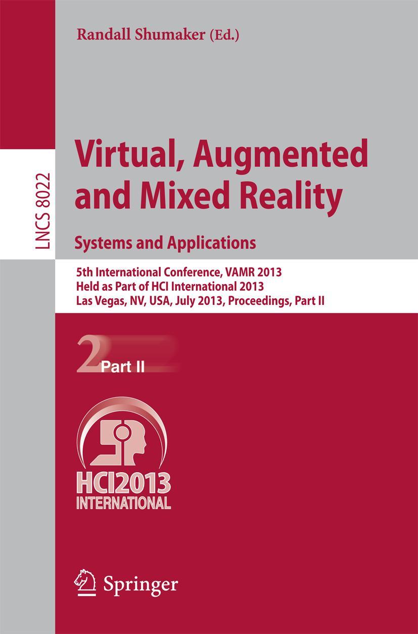 Vorderes Coverbild Virtual, Augmented and Mixed Reality: Systems and Applications