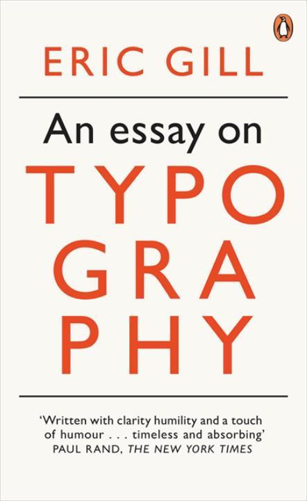 Vorderes Coverbild An Essay on Typography