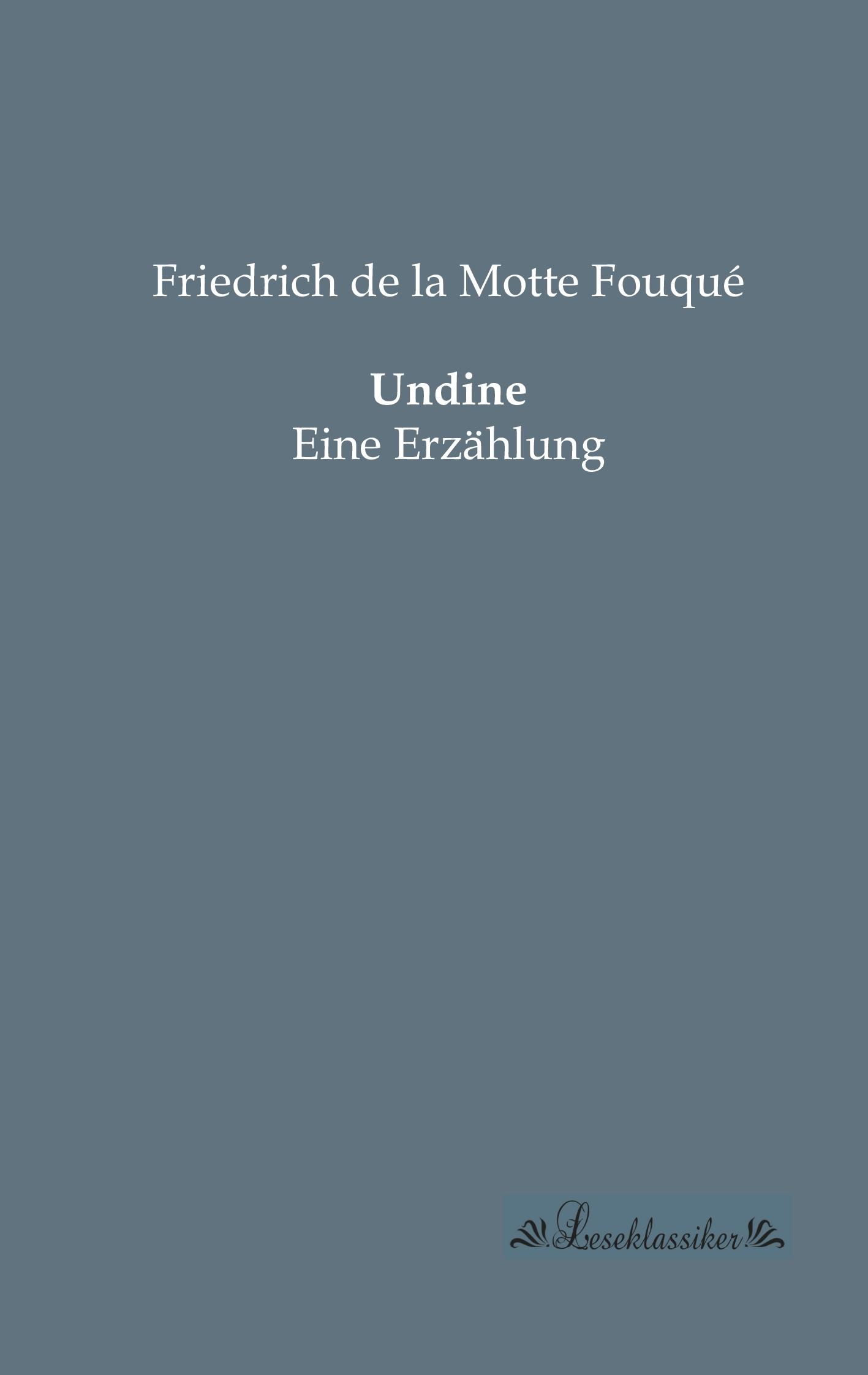 Vorderes Coverbild Undine