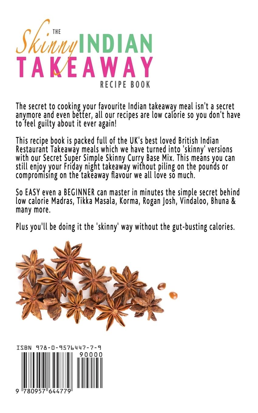 Rückseitencover The Skinny Indian Takeaway Recipe Book