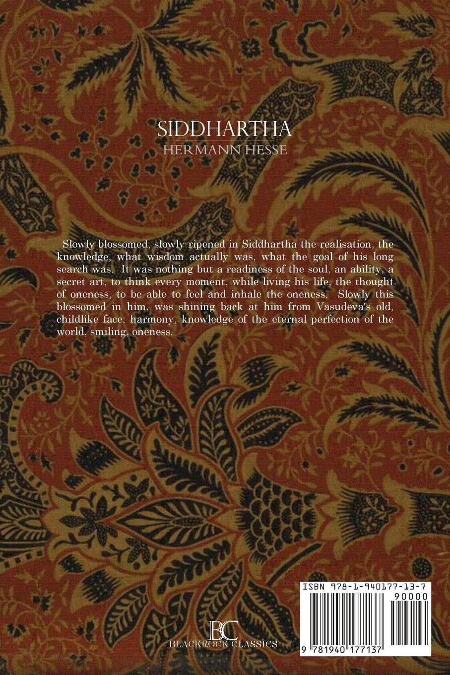 Rückseitencover Siddhartha