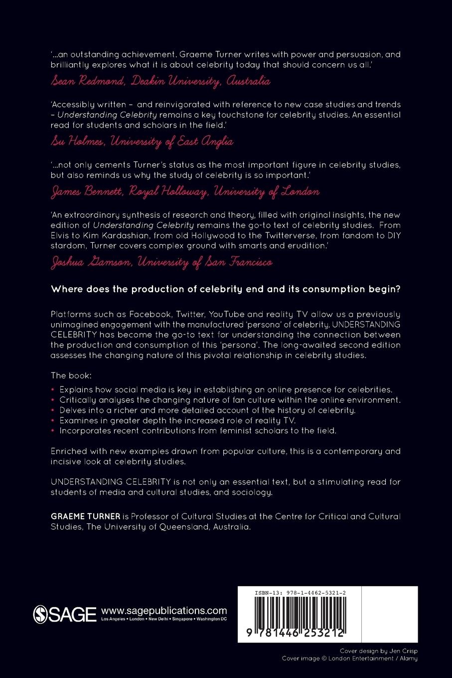 Rückseitencover Understanding Celebrity