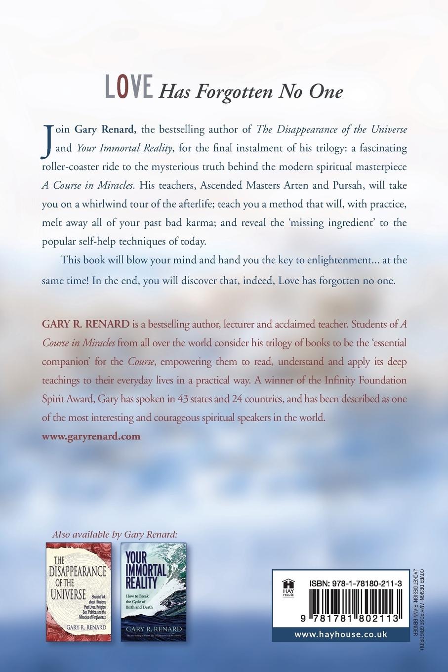 Rückseitencover Love Has Forgotten No One