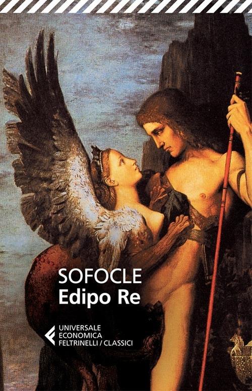 Vorderes Coverbild Edipo re. Testo greco a fronte