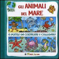 Vorderes Coverbild Gli animali del mare. Libro puzzle