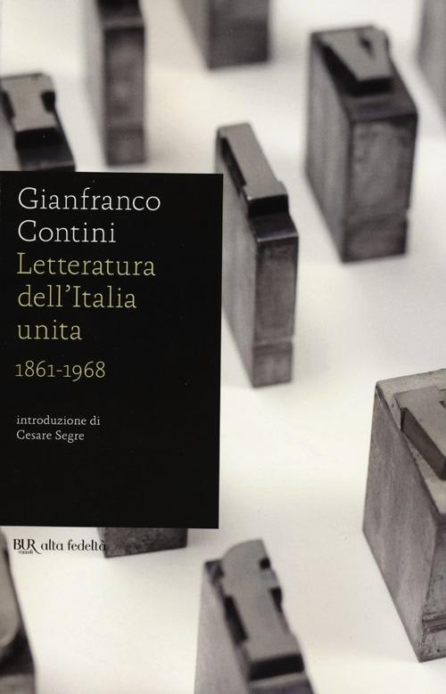 Vorderes Coverbild Letteratura dell'Italia unita 1861-1968