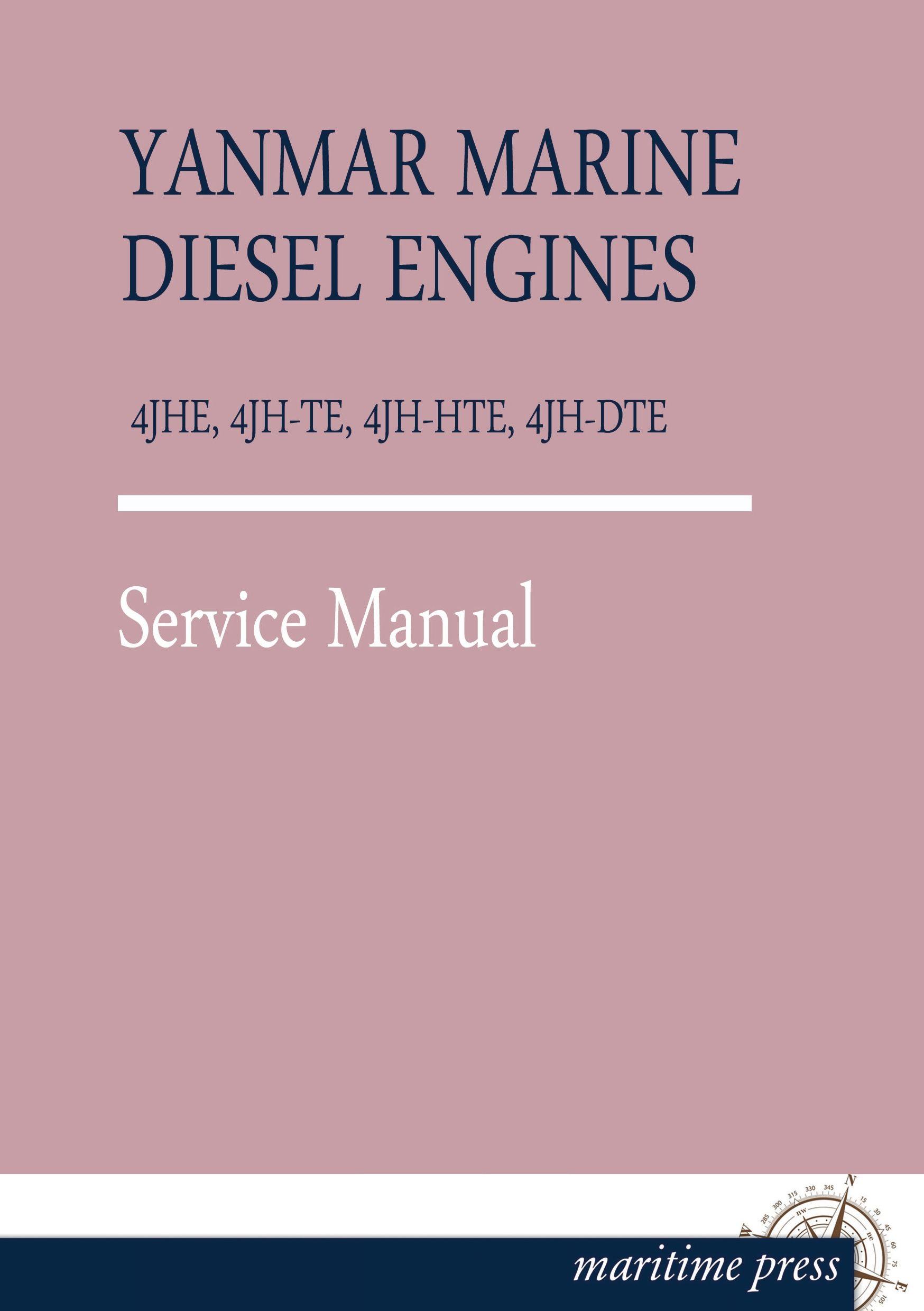 Vorderes Coverbild YANMAR MARINE DIESEL ENGINES 4JHE, 4JH-TE, 4JH-HTE, 4JH-DTE