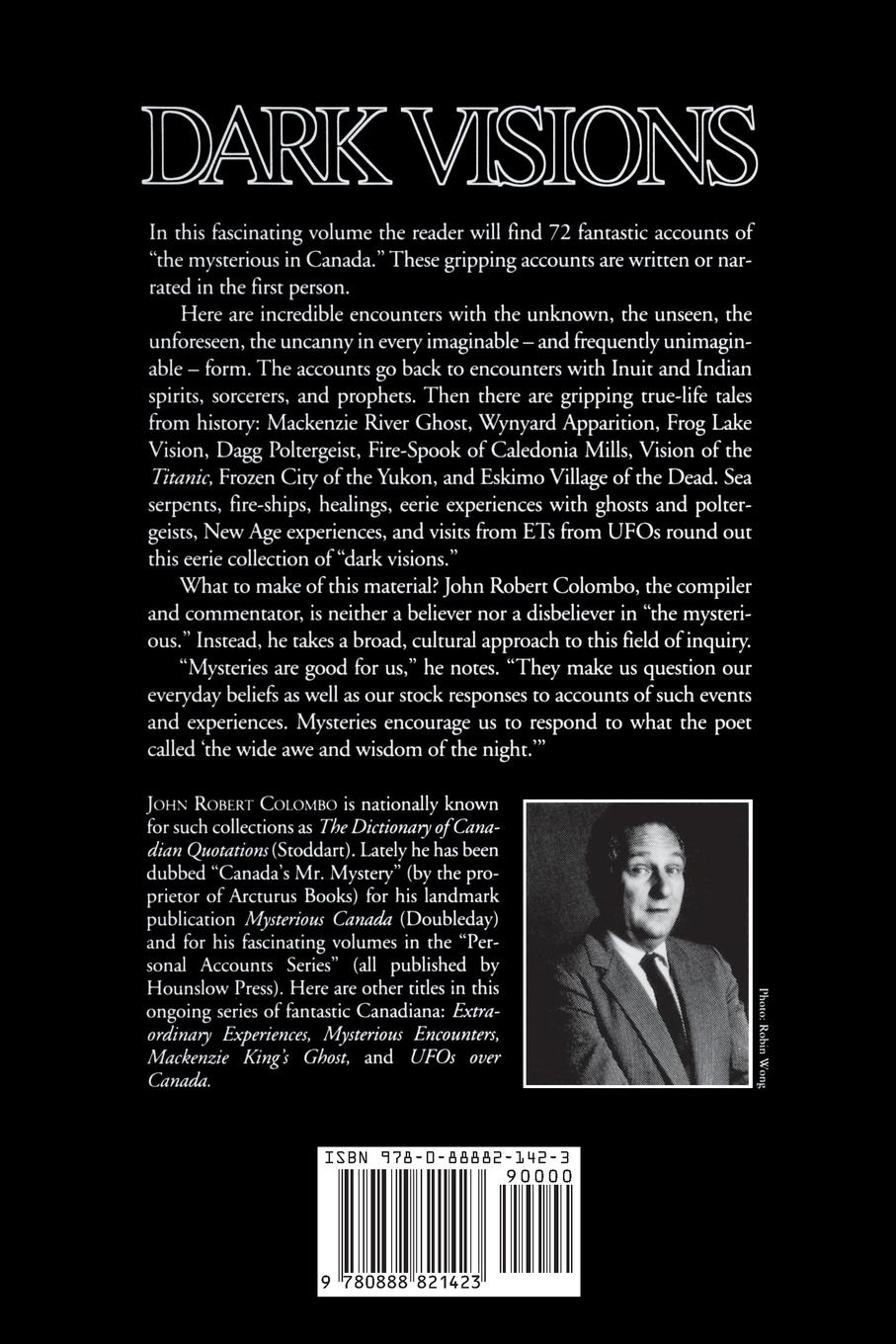 Rückseitencover Dark Visions