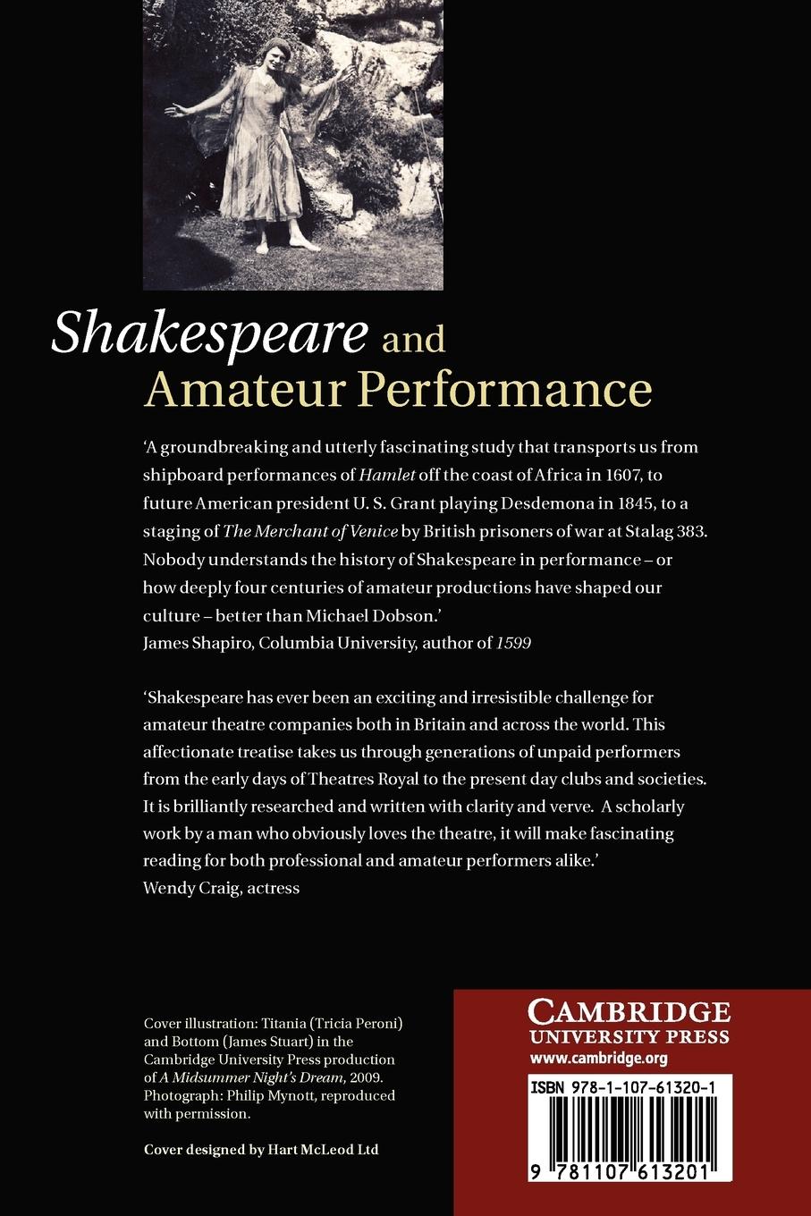 Rückseitencover Shakespeare and Amateur Performance