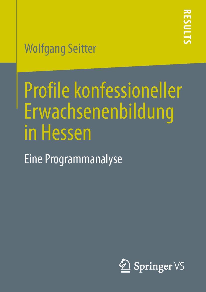 Vorderes Coverbild Profile konfessioneller Erwachsenenbildung in Hessen