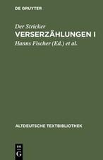 Vorderes Coverbild Verserzählungen I