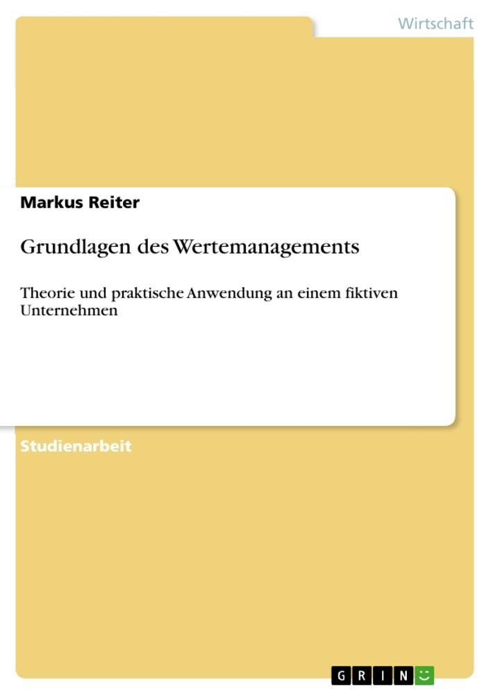 Vorderes Coverbild Grundlagen des Wertemanagements