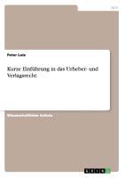 Vorderes Coverbild Kurze Einführung in das Urheber- und Verlagsrecht