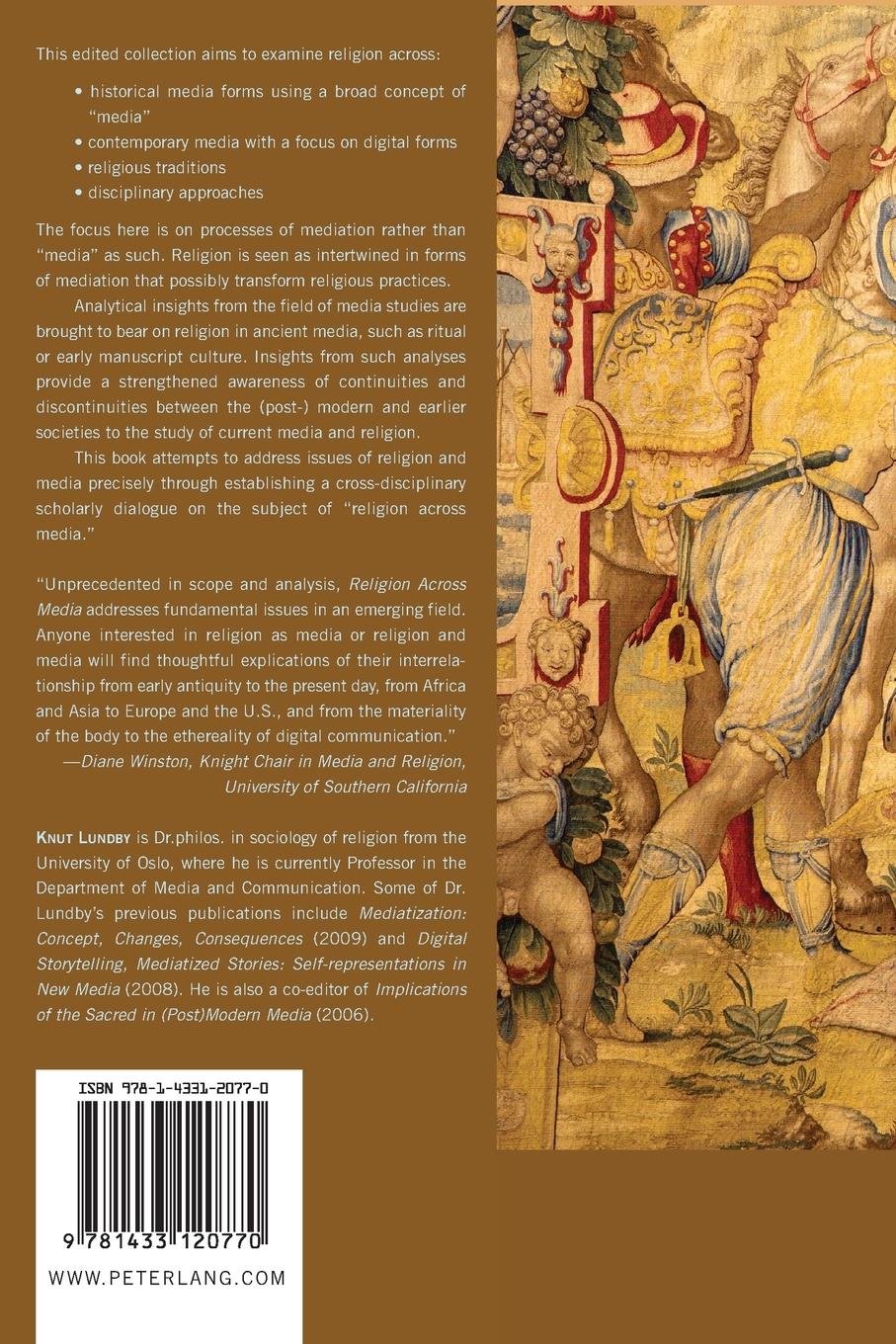 Rückseitencover Religion Across Media