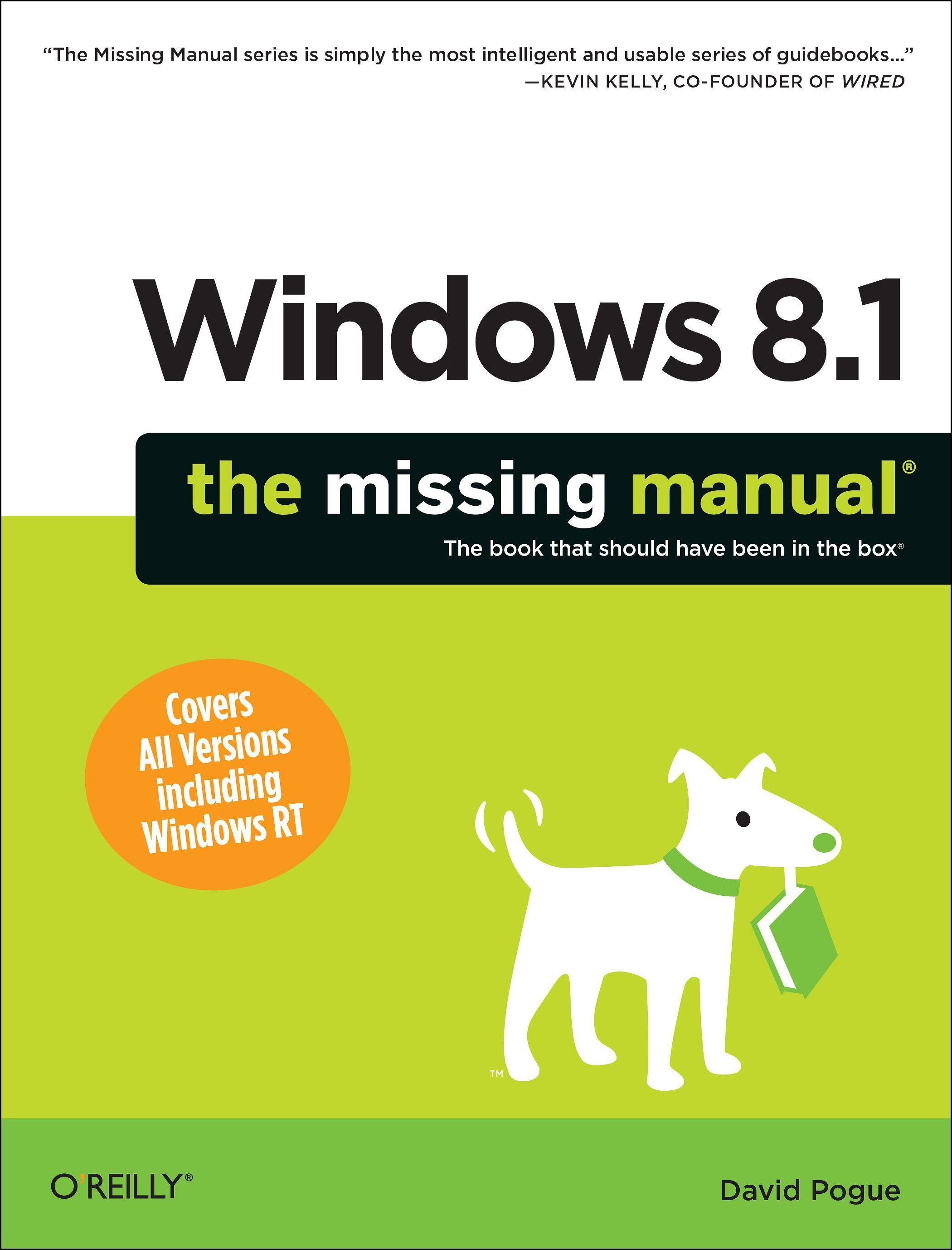 Vorderes Coverbild Windows 8.1: The Missing Manual