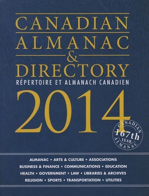 Vorderes Coverbild Canadian Almanac & Directory