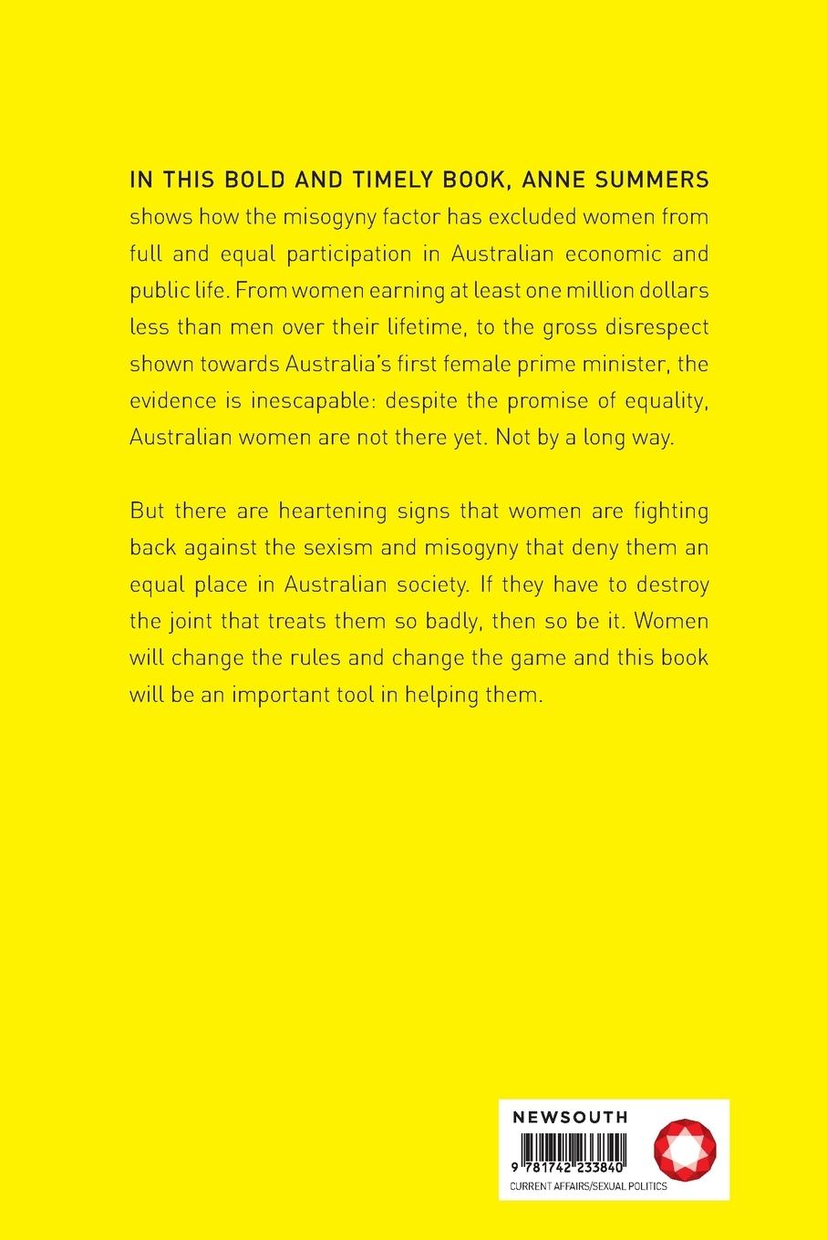 Rückseitencover The Misogyny Factor