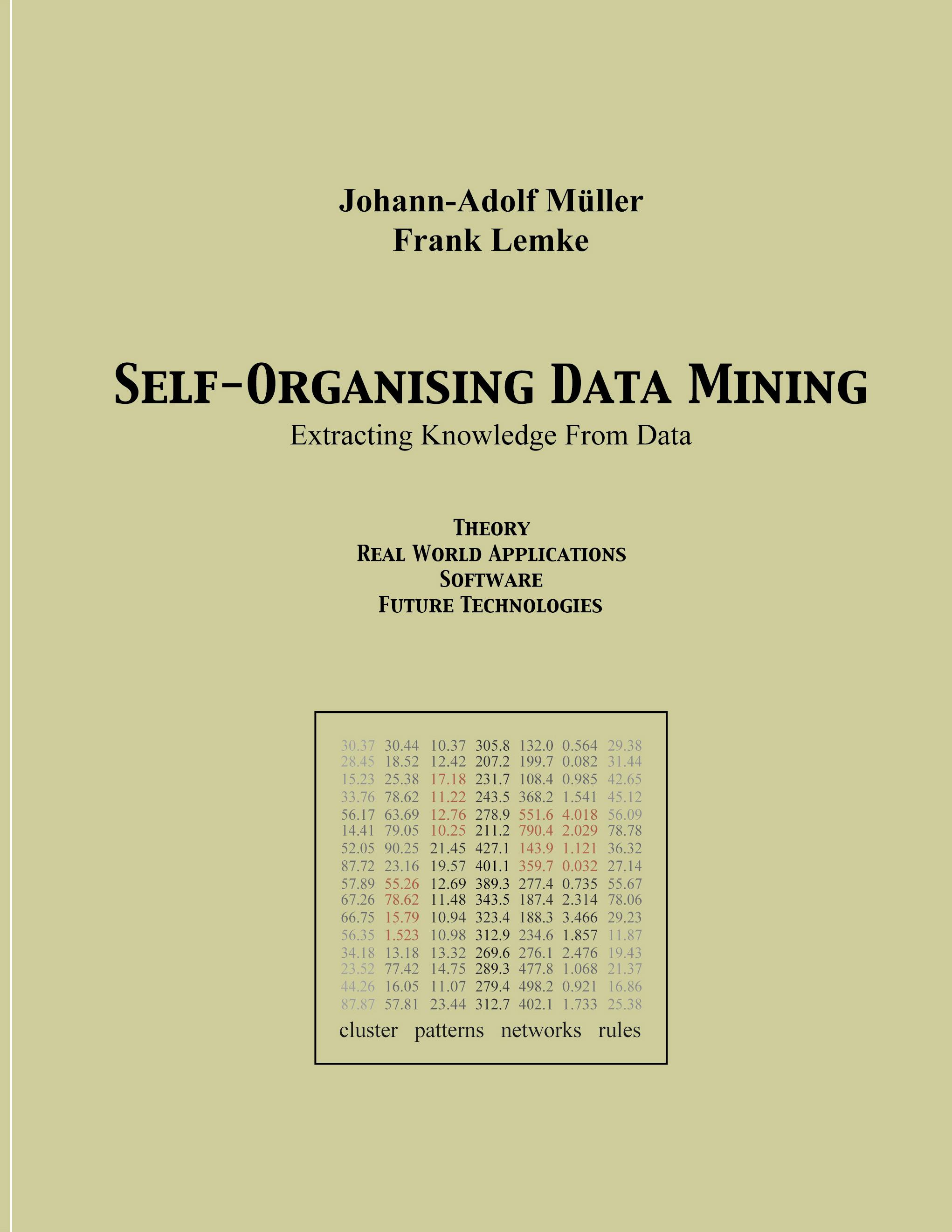 Vorderes Coverbild Self Organising Data Minig