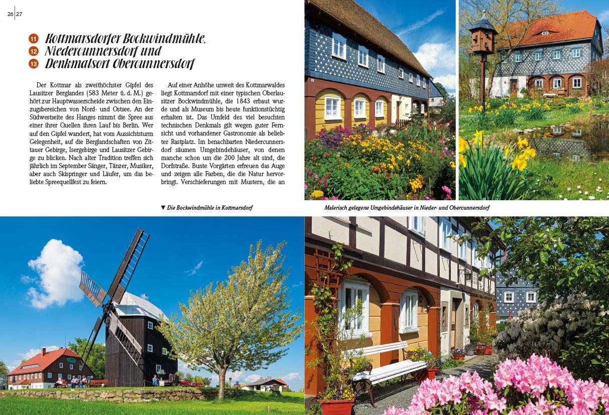 Beispielinhalt (Bild) Die Oberlausitz - Landschaft zwischen Spree und Neiße: Görlitz, Bautzen, Zittauer Gebirge, Heide- und Teichlandschaft