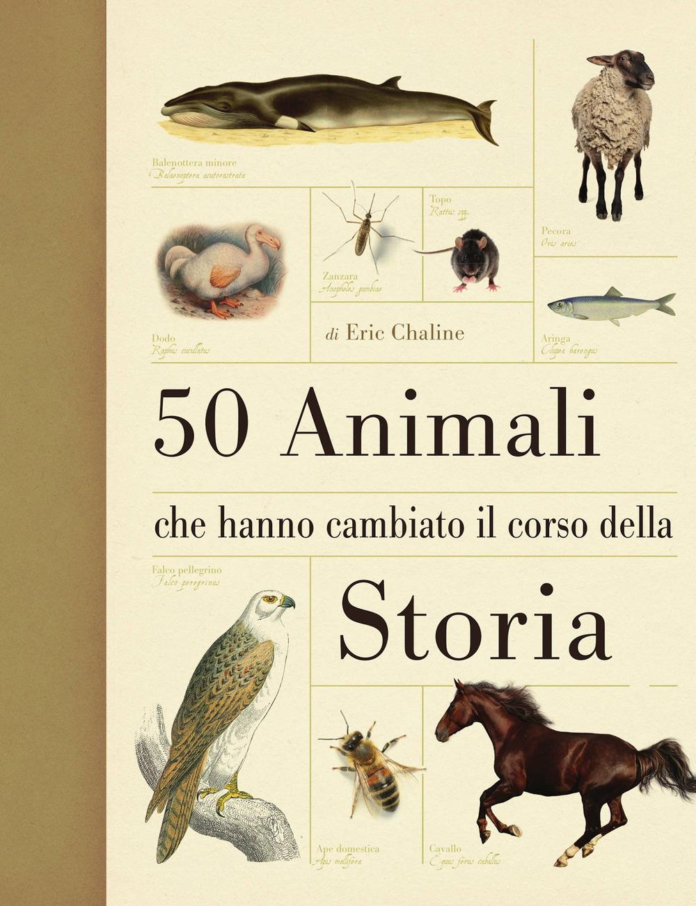 Vorderes Coverbild 50 animali che hanno cambiato la storia