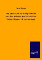 Vorderes Coverbild Das deutsche Nahrungswesen