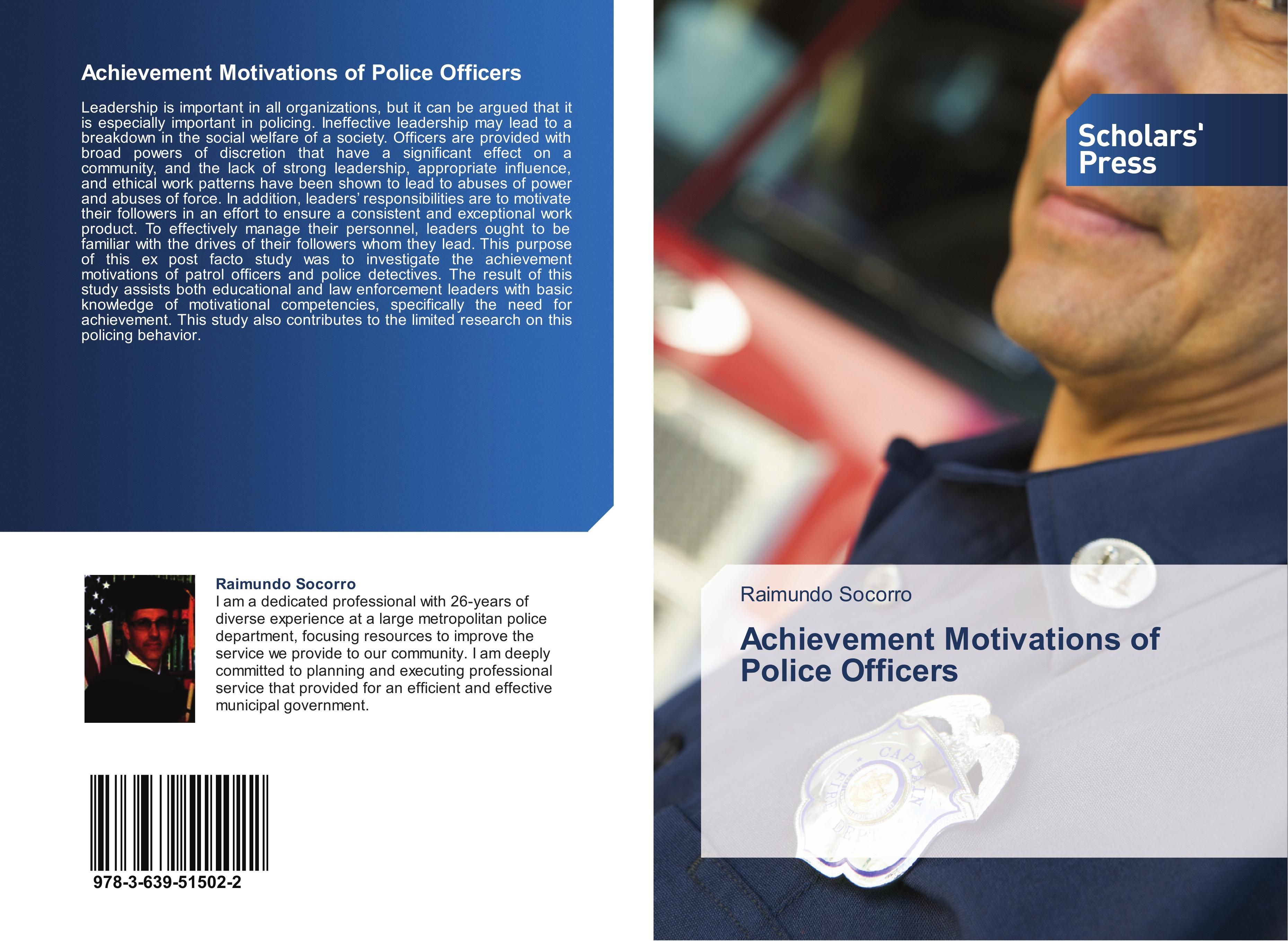 Vorderes Coverbild Achievement Motivations of Police Officers