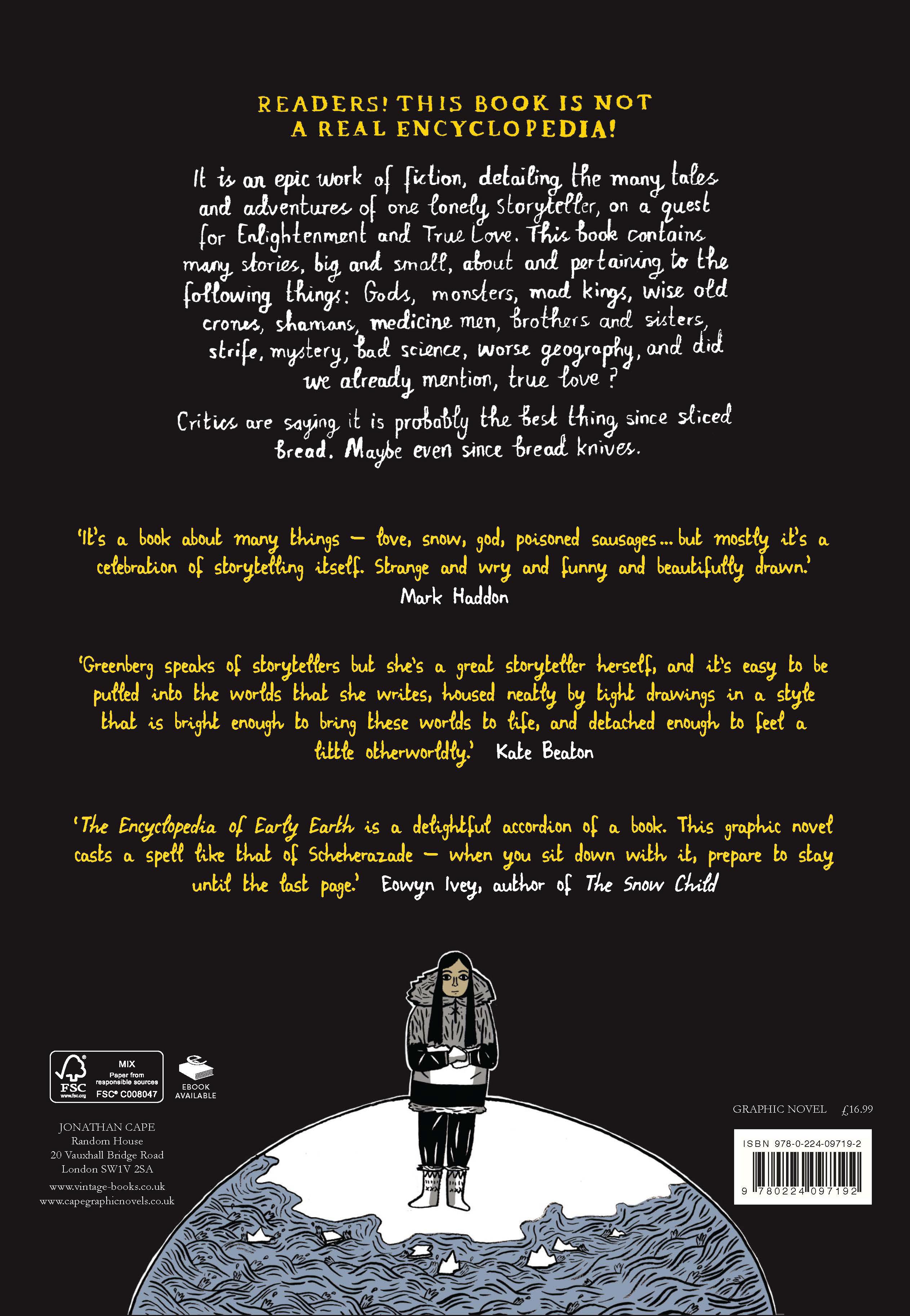 Rückseitencover The Encyclopedia of Early Earth