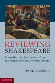 Vorderes Coverbild Reviewing Shakespeare