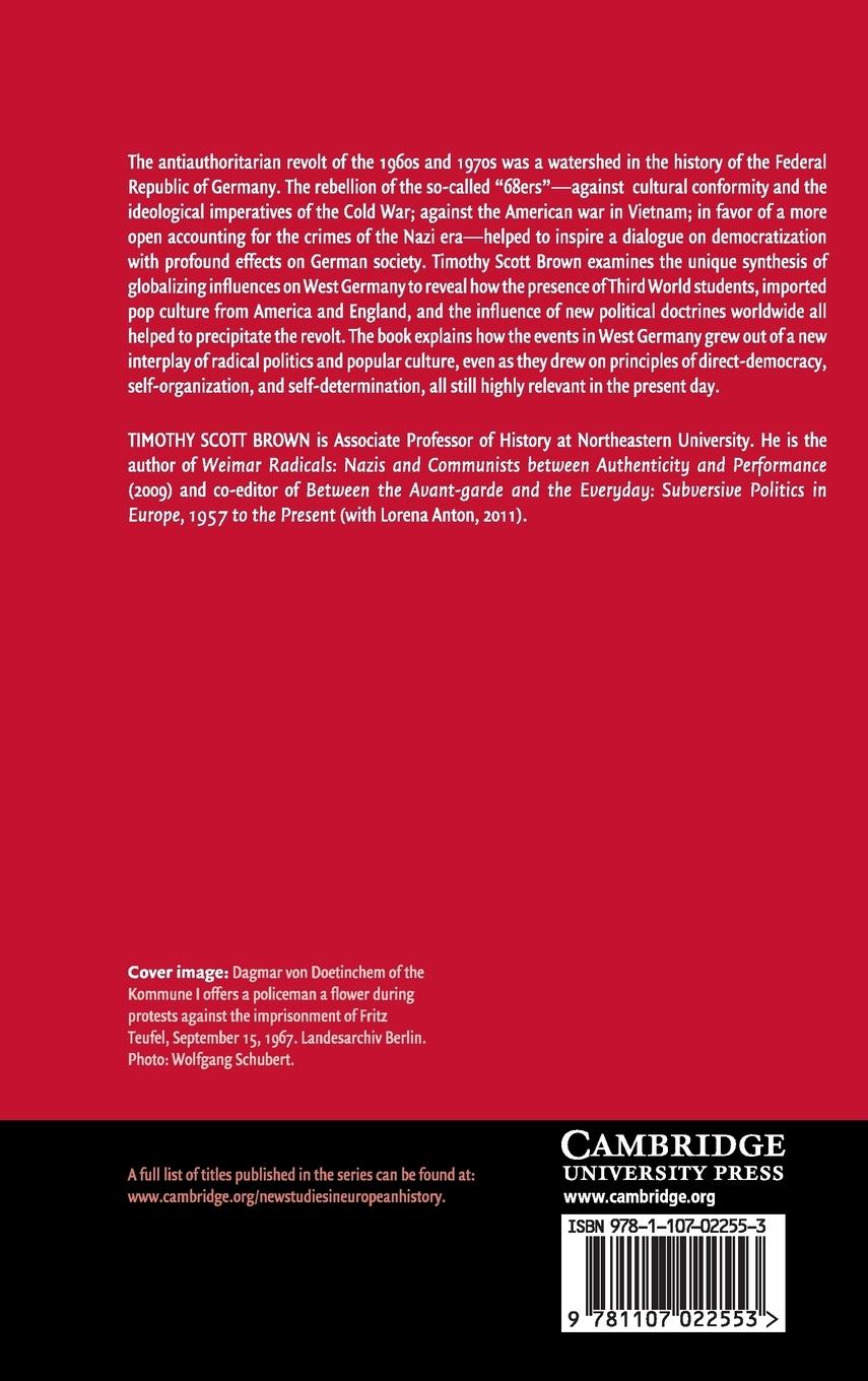 Rückseitencover West Germany and the Global Sixties