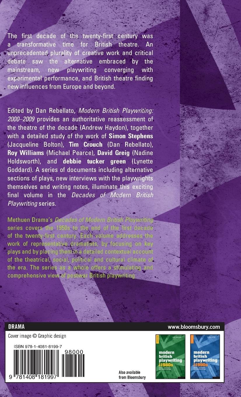 Rückseitencover Modern British Playwriting